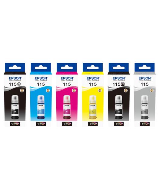 Epson 115 Orıjınal Mürekkep Seti C M Y BK PB GR L8160 / L8180