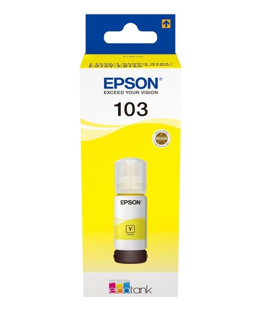 Epson Eco Tank L3251 Yellow Sarı Orıjınal Şişe Mürekkep 70Ml