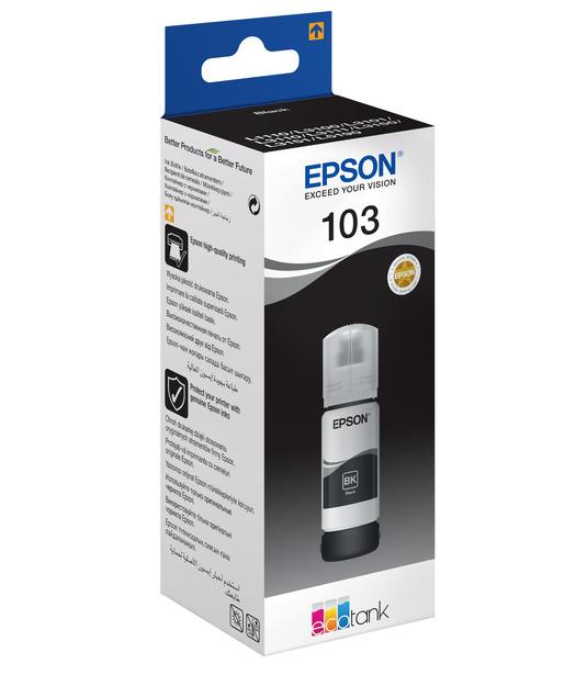 Epson Eco Tank L3251 Black Siyah Orıjınal Şişe Mürekkep 70Ml