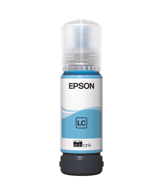 Epson Ecotank L8050 Light Cyan Açık Mavi Orıjınal Mürekkep