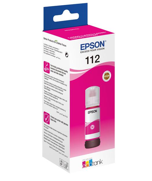 Epson Ecotank L6490 Magenta Kırmızı Orıjınal Mürekkep