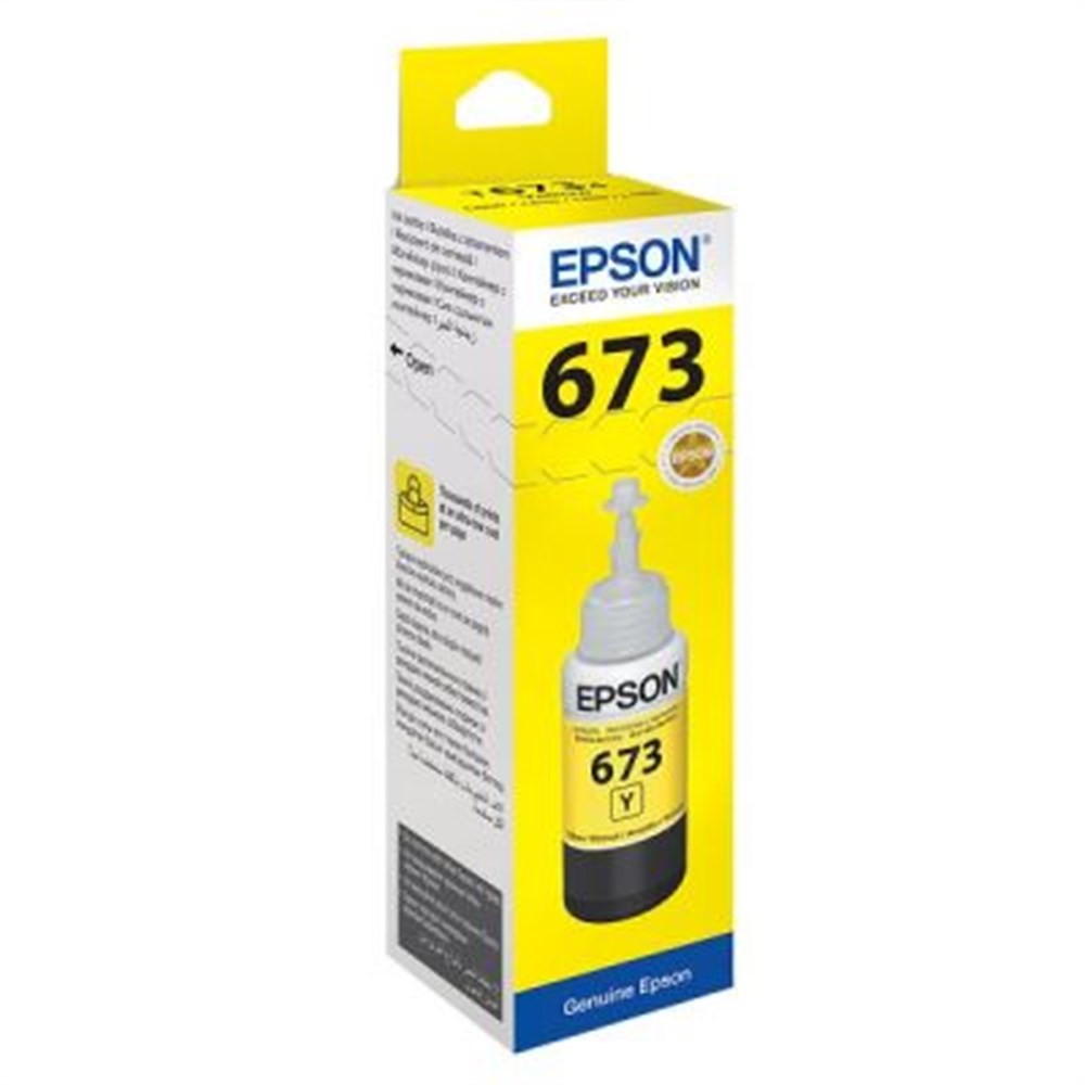 Epson T6734 Orıjınal Sarı Mürekkep L800 , L805 , L810 , L850 , L1800