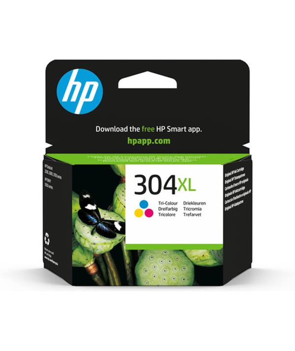 HP 304XL Color Renkli Yüksek Kapasiteli Orıjınal Kartuş N9K07AE