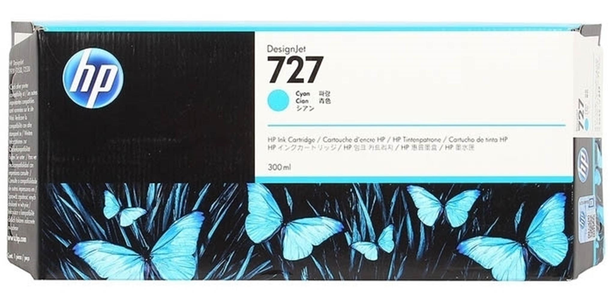 Hp 727 Cyan Mavi Plotter Kartuş F9J76A 300Ml