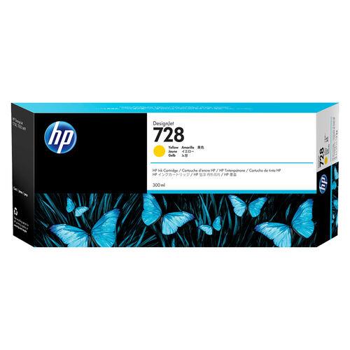Hp 728 Yellow Sarı Plotter Kartuşu F9K15A 300Ml