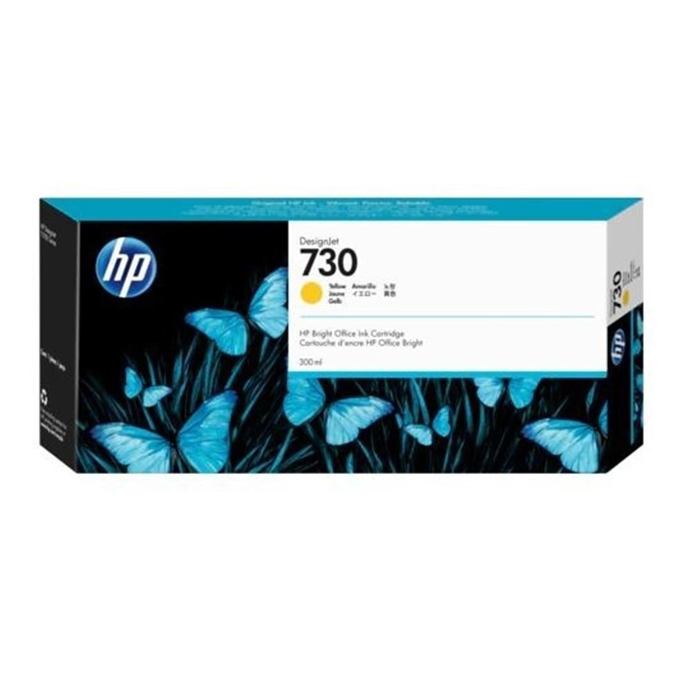 Hp 730 Yellow Sarı Plotter Kartuşu P2V70A 300Ml