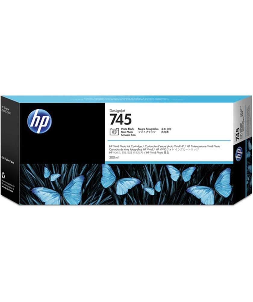 Hp 745 Photo Black Foto Siyah Plotter Kartuşu F9K04A 300Ml