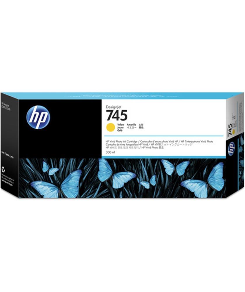 Hp 745 Yellow Sarı Plotter Kartuşu F9K02A 300Ml