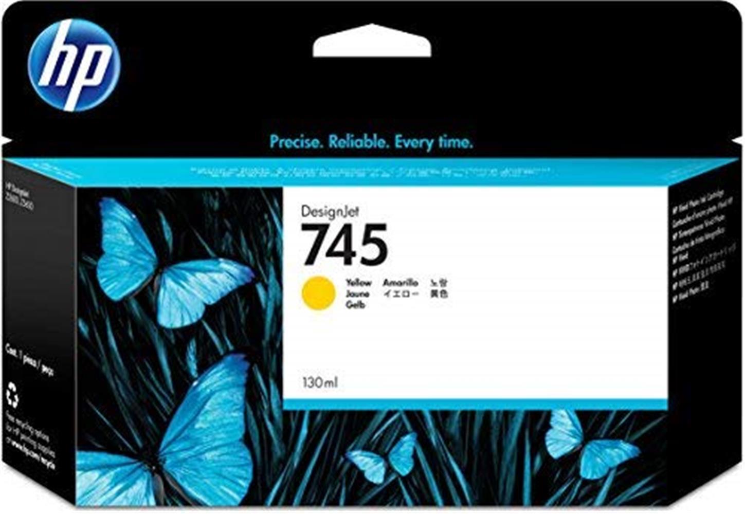 Hp 745 Yellow Sarı Plotter Kartuş F9J96A 130Ml 