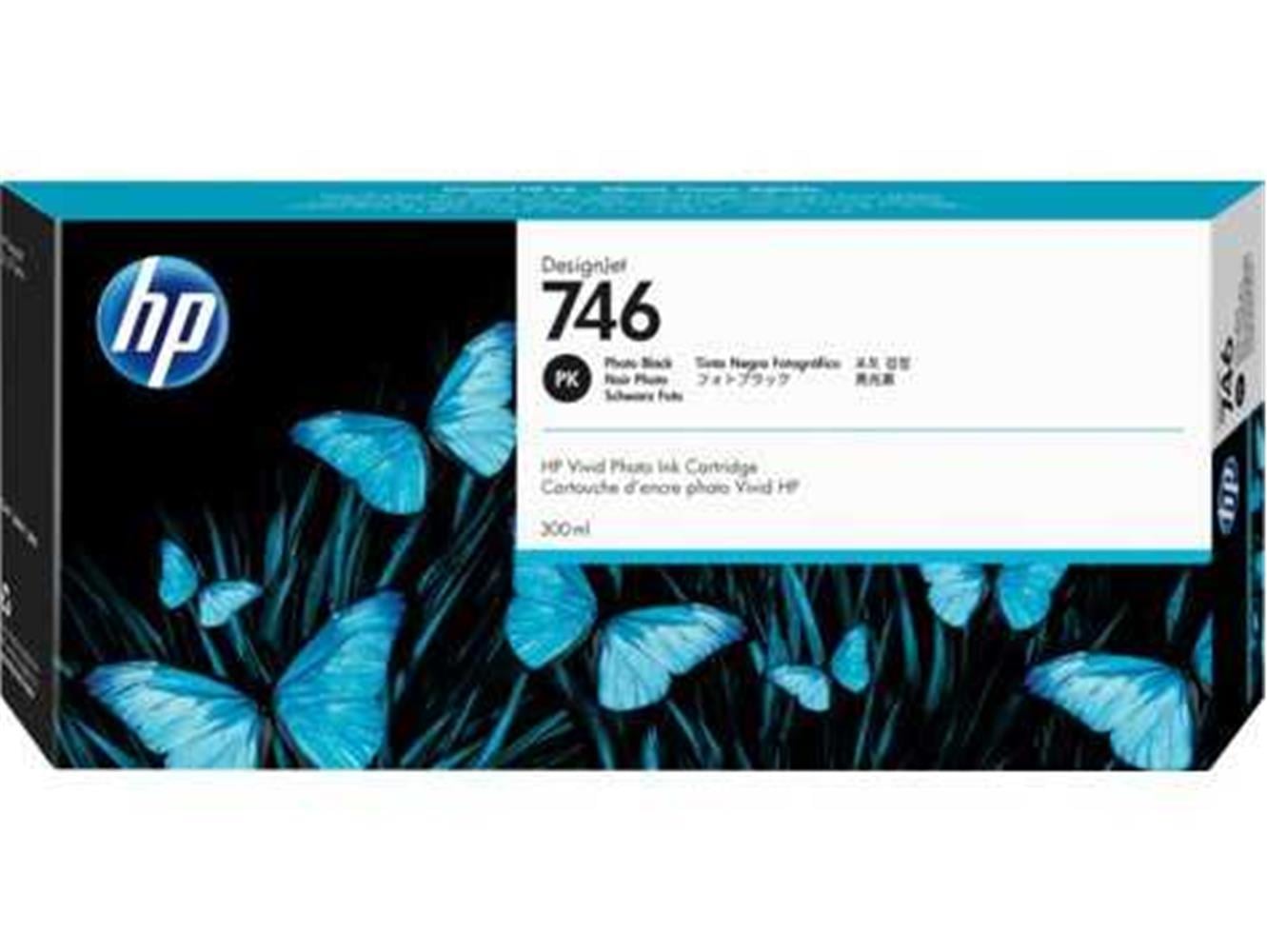 Hp 746 Photo Black Fotoğraf Siyah Plotter Kartuşu P2V82A 300Ml
