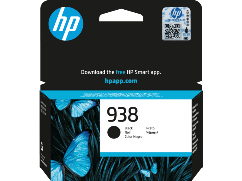 HP 938 Black Siyah Orıjınal Mürekkep Kartuşu 4S6X8PE 