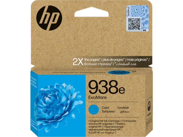 HP 938e Cyan Mavi Yüksek Kapasite Orıjınal Kartuş 4S6X9PE