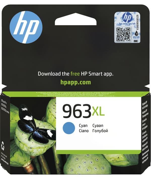HP 963XL Yüksek Kapasite Cyan Mavi Orıjınal Kartuş 3JA27A