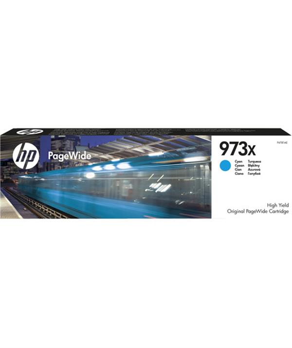HP 973X Cyan Mavi Yüksek Kapasite Pagewide Orıjınal Kartuş F6T81AE