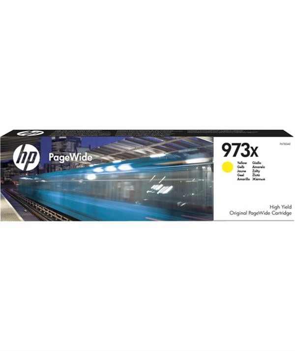 HP 973X Yellow Sarı Yüksek Kapasite Pagewide Orıjınal Kartuş F6T83AE