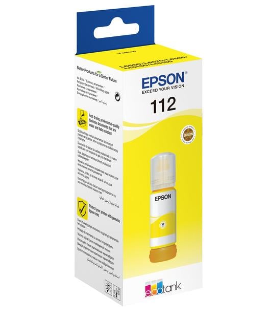 Epson 112 Orijinal Sarı Mürekkep