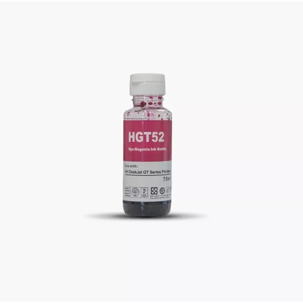 Hp GT52XL Magenta Kırmızı Muadil Kutulu Mürekkep 100Ml