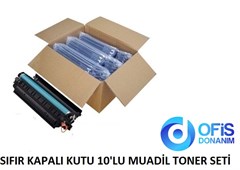 10 Adet Hp 285A Muadil Toner Kit 