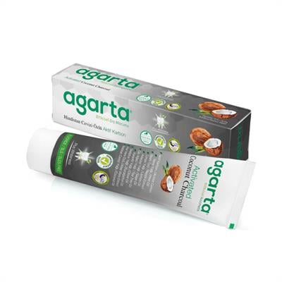 Agarta Doğal Hindistan Cevizi Özlü Aktif Karbon Diş Macunu 100 ml