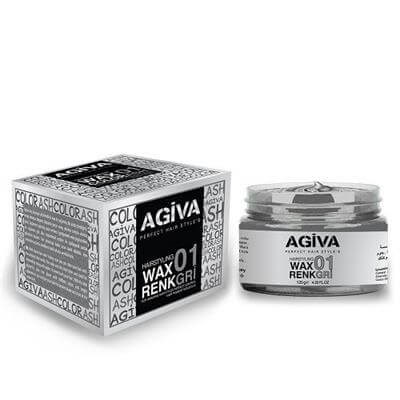 Agiva Color Renkli Wax 120 Gr 01 Gri
