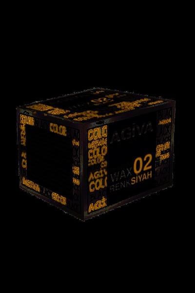 Agiva Color Renkli Wax 120 Gr 02 Siyah