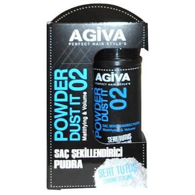 Agiva Saç Şekillendirici Pudra Sert Tutuş 02 Siyah