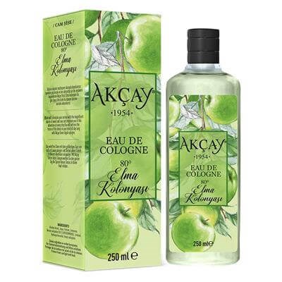 Akçay Elma Kolonyası Cam Şişe 250 Ml