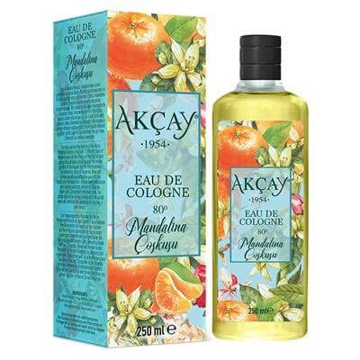 Akçay Mandalina Kolonyası Cam Şişe 250 Ml