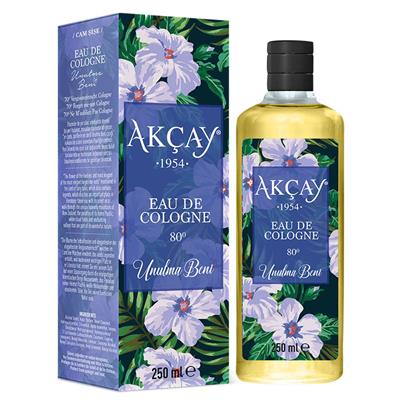 Akçay Unutma Beni Kolonyası Cam Şişe 250 Ml