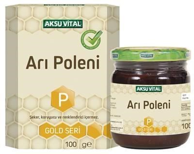 Aksu Vital Arı Poleni 100 gr P Gold Seri Katkısız