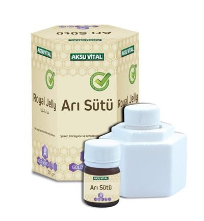 Aksu Vital Arı Sütü 20 gr Katkısız Yüzde 100 Doğal
