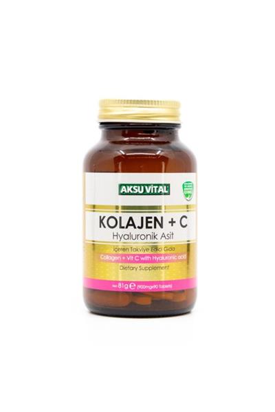 Aksu Vital Kolajen C Hyaluronik Asit Collagen 60 Tablet 54 Gr
