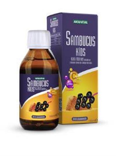 Aksu Vital Sambucus Kids Karamürver Şurup 100 Ml