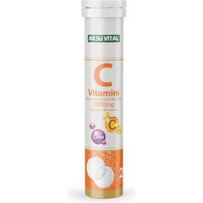 Aksu Vital Vitamin C 20 Efervesan Tablet