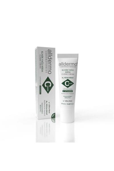 Alldermo El Yüz Vücut Klasik Yağlı Vitamin C Krem 20 Ml