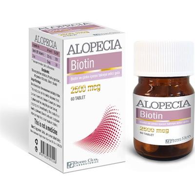 Alopecia Biotin 2500 mg 60 Tablet