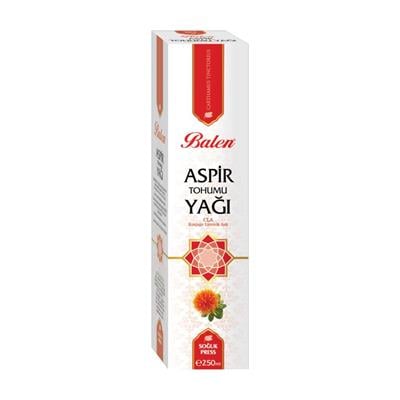 Balen Aspir Tohumu Yağı 250 ml Soğuk Pres