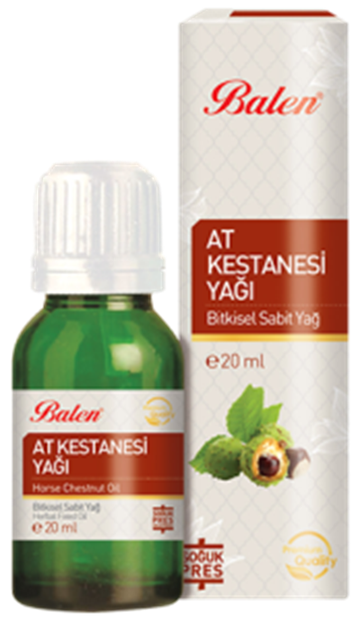 Balen At kestanesi Yağı 20 ml Soğuk Pres