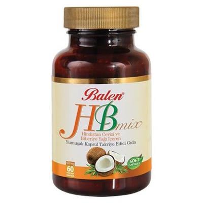 Balen HB Mix Hindistan Cevizi Biberiye 650 mg 60 kapsül