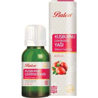 Balen Kuşburnu Çekirdeği Yağı 20 ml Soğuk Pres