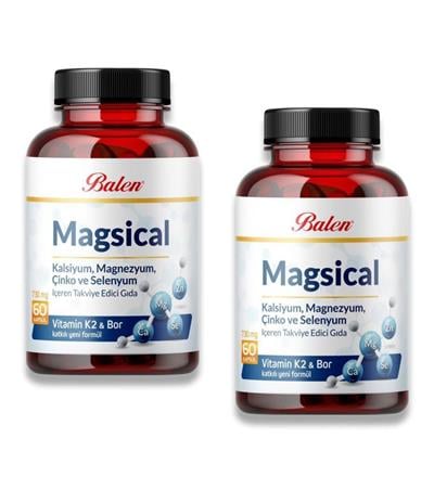 Balen Magsical Kalsiyum Mağnezyum Çinko Selenyum 730 Mg 60 Kapsül
