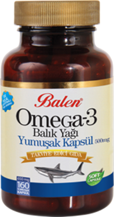 Balen Omega 3 Balık Yağı 650 mg 160 kapsül