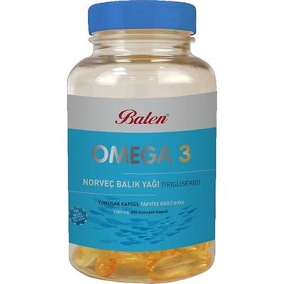 Balen Omega 3 Norveç Balık Yağı 1380 mg 100 softjel