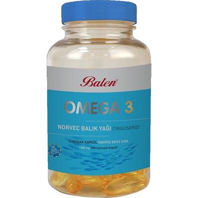 Balen Omega 3 Norveç Balık Yağı 1380 mg 100 softjel