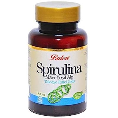Balen Spirulina 375 mg 80 kapsül