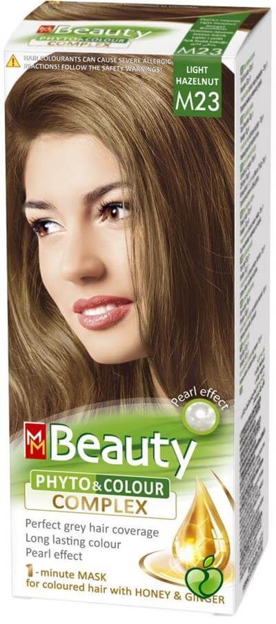 Beauty Doğal Bitkisel Saç Boyası M23 Açık Fındık Kabuğu
