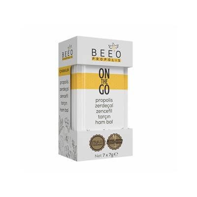 Beeo On The Go Propolis Zerdeçal Zençefil Tarçın Ham Bal 7 Gr x 7 Adet