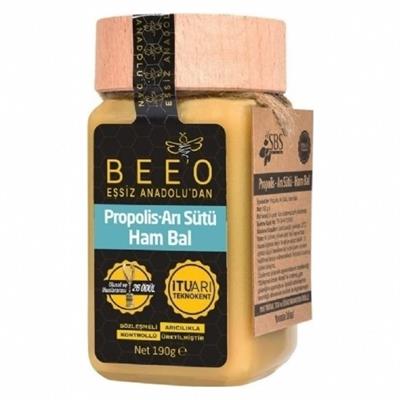 Beeo Propolis Arı Sütü Ham Bal 190 Gr %3 Arı Sütü % 1,5 Propolis