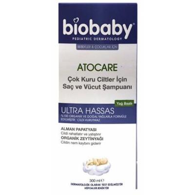 Biobaby Kuru ve Çok kuru Ciltler İçin Vücut Şampuan 300 Ml