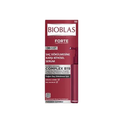 Bioblas Forte Saç Dökülmesine Karşı Bitkisel Serum 100 ml